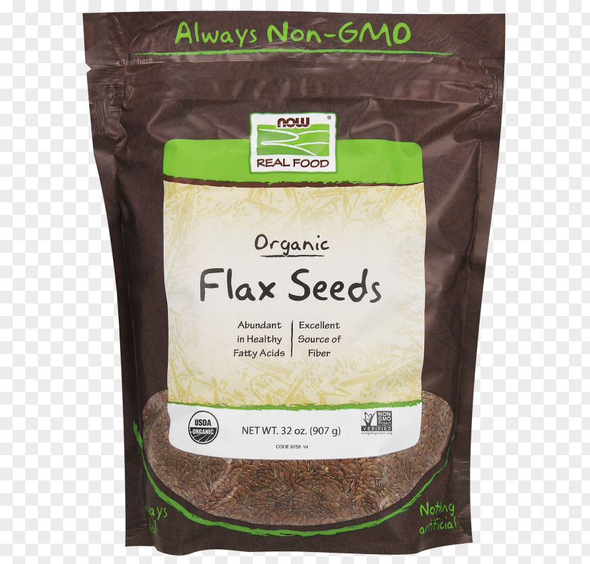 Flax Seeds Organic Food Raw Foodism Nut Certification PNG