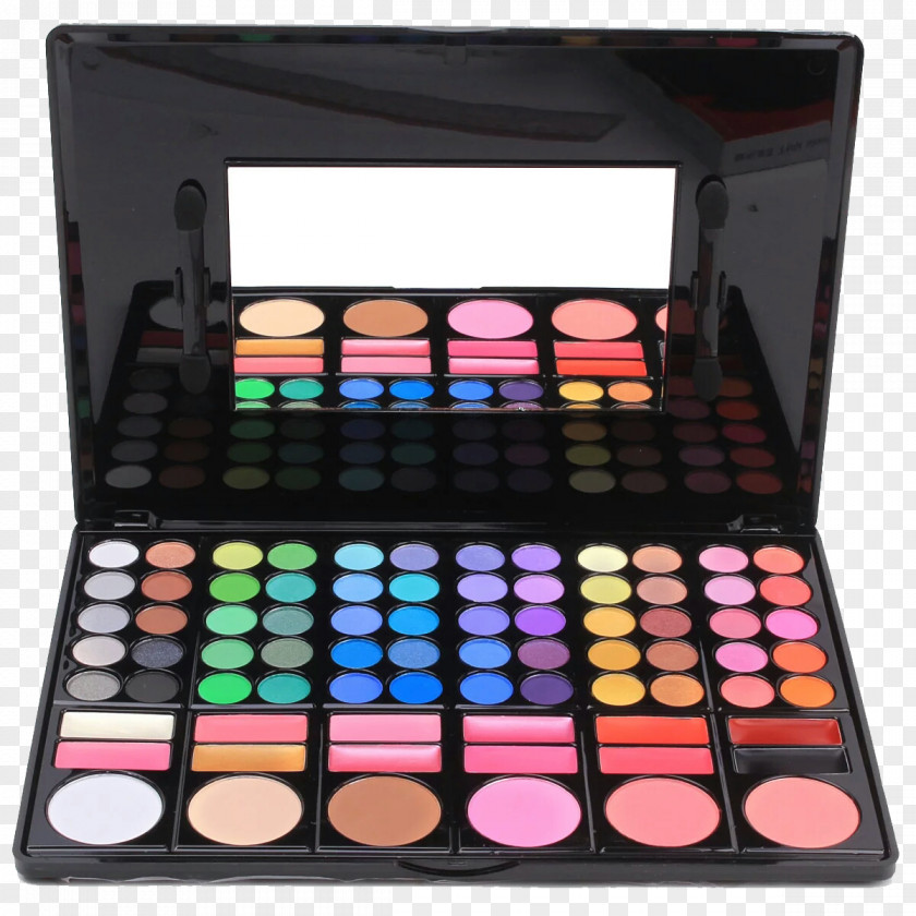 Multicolor Eyeshadow Cosmetics Eye Shadow Liner Makeup Brush Rouge PNG