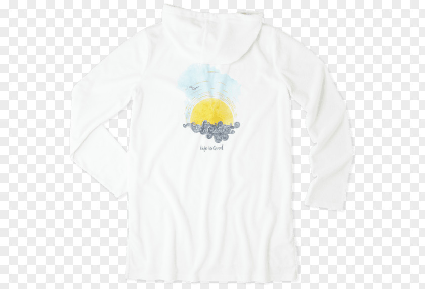 Beach Sunset Long-sleeved T-shirt Bluza PNG
