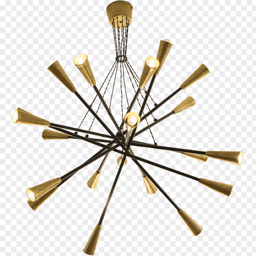 Chandelier Black Material Furniture PNG