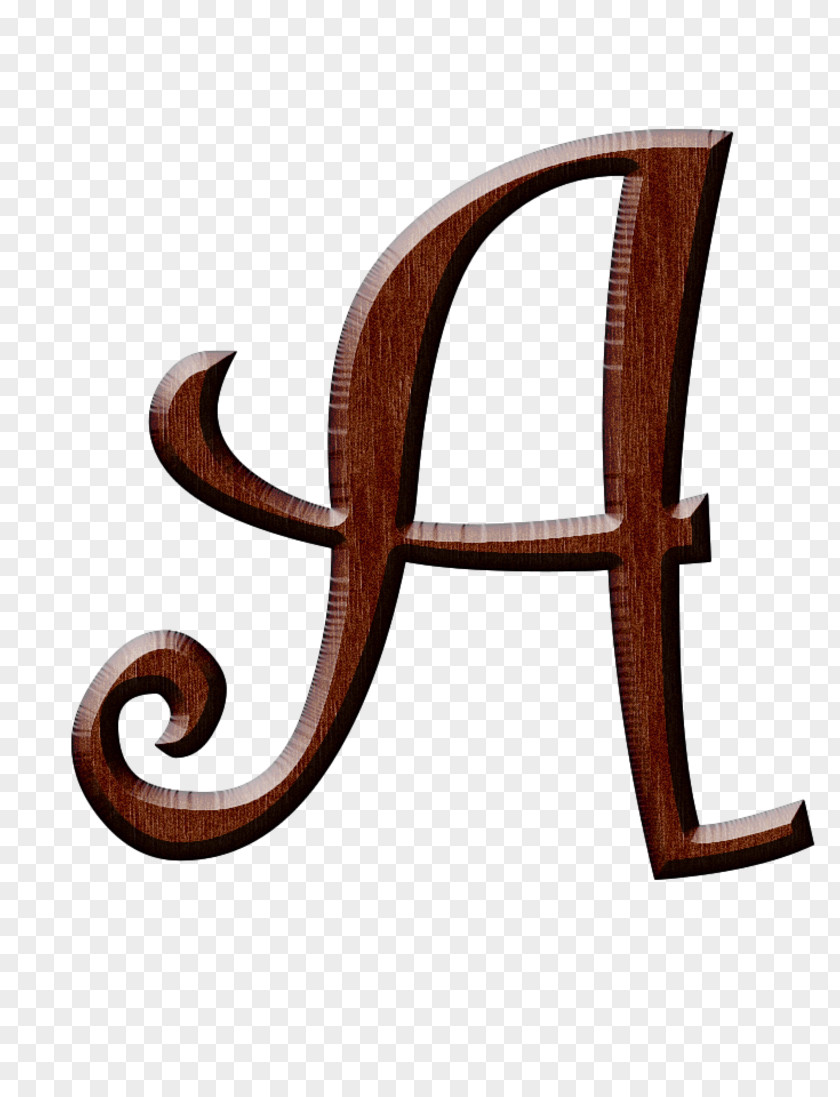 ​​of Wood Stain Letter Cursive Wall Decal PNG