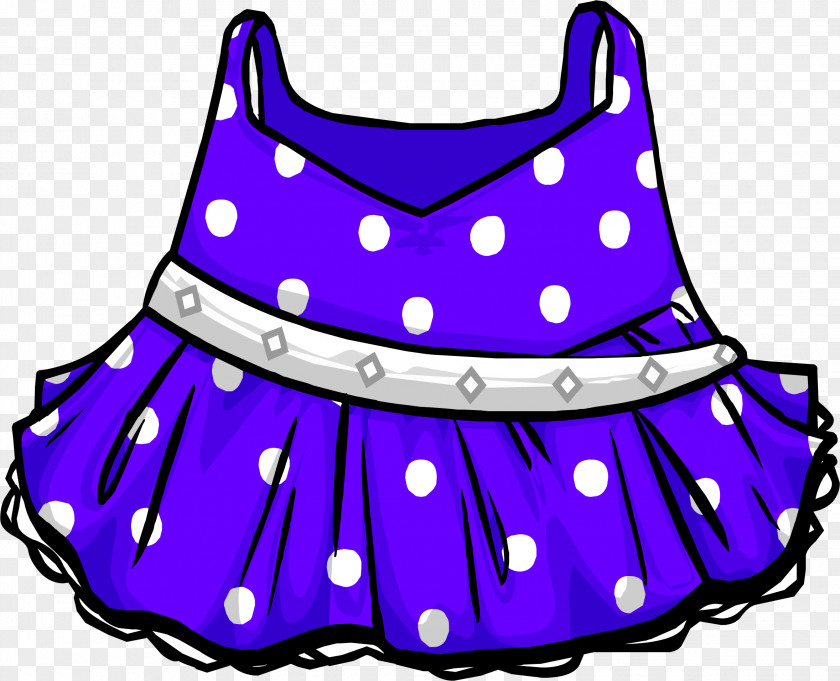 Polka Dot Club Penguin Clothing Dress T-shirt PNG