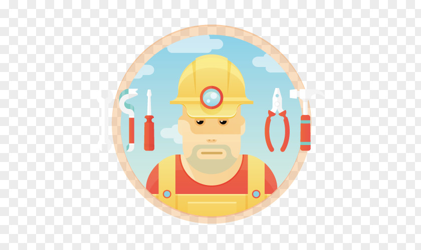 Construction People Euclidean Vector Icon PNG