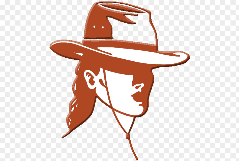 Creative Sand Painting Cowboy Avatar Woman With A Hat Clip Art PNG
