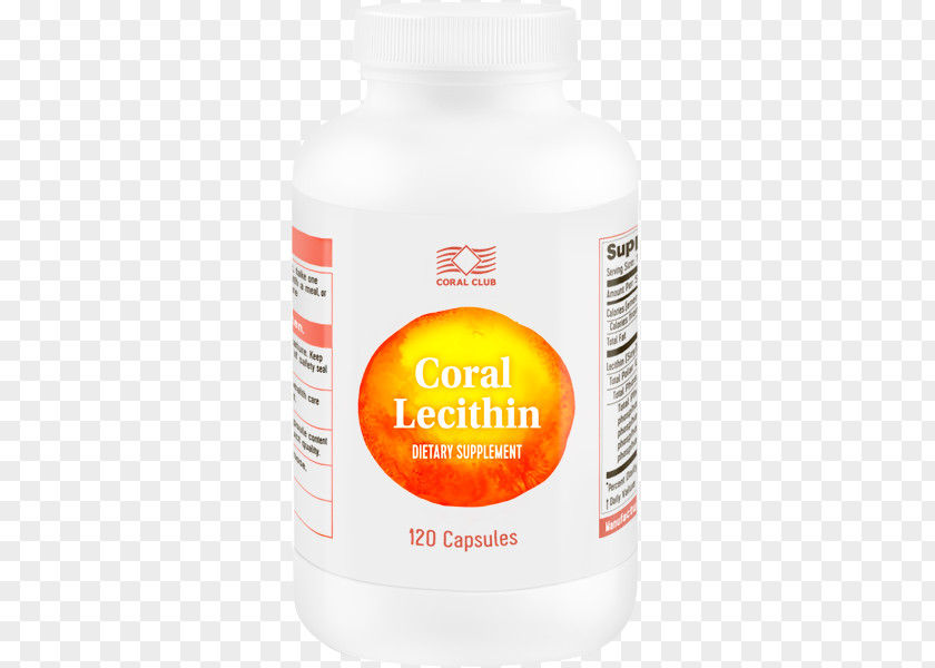 Health Dietary Supplement Lecithin Coral Club International PNG