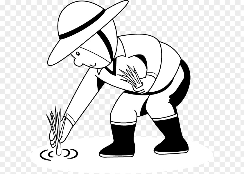 Planting Pictures Rice Pudding Fried Coloring Book Clip Art PNG