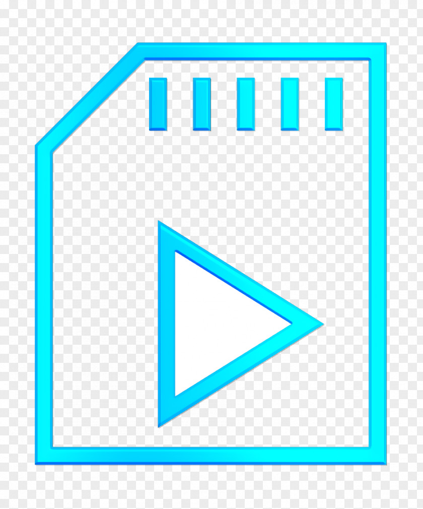 Rectangle Teal Card Icon Device Electronics PNG