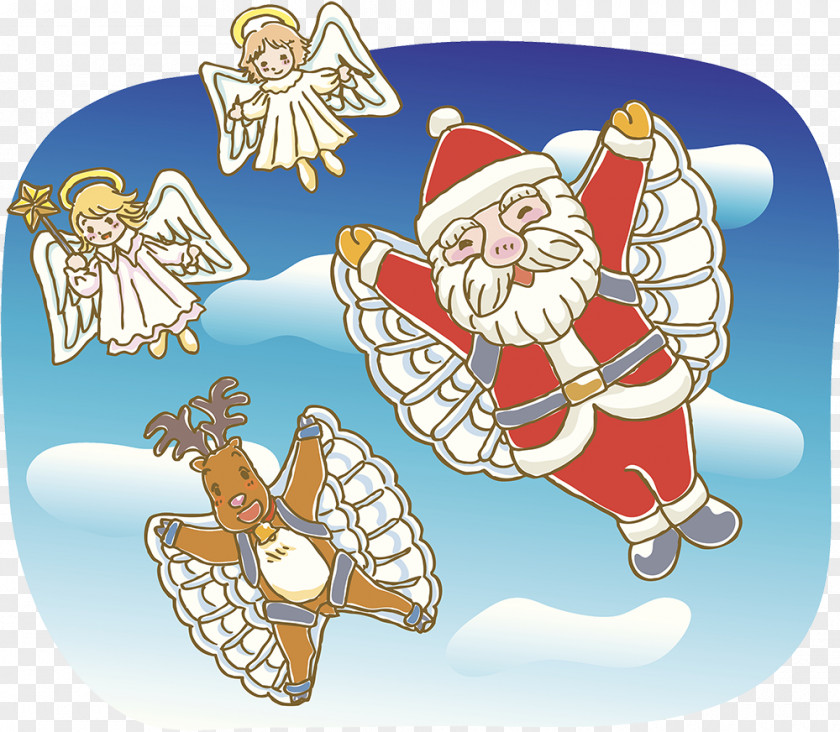 Santa Reindeer Illustration Claus Photography Stock Royalty-free PNG
