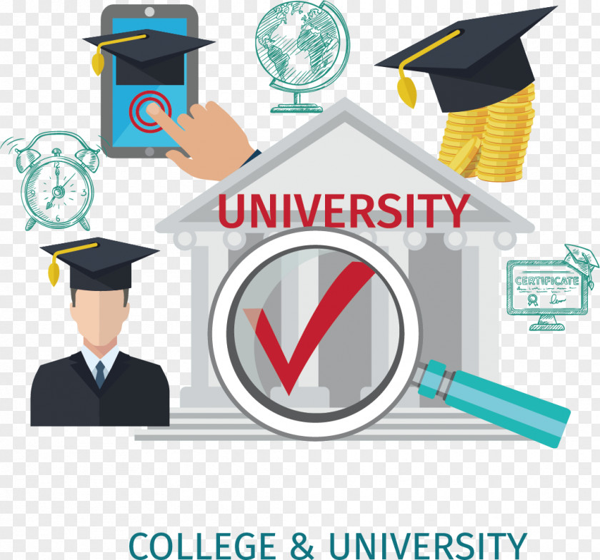 Students With FIG. Student Higher Education Clip Art PNG