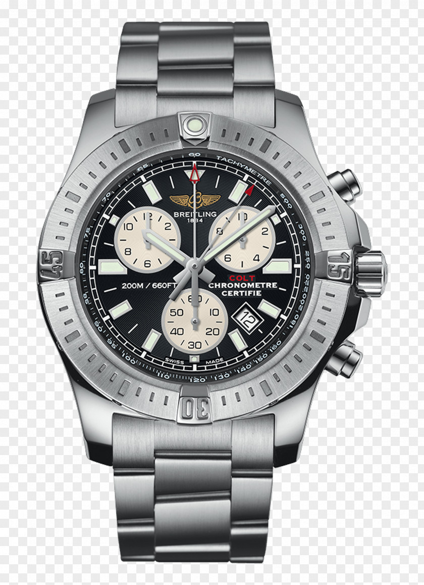 Watch Breitling SA Colt Chronograph Chronometer PNG