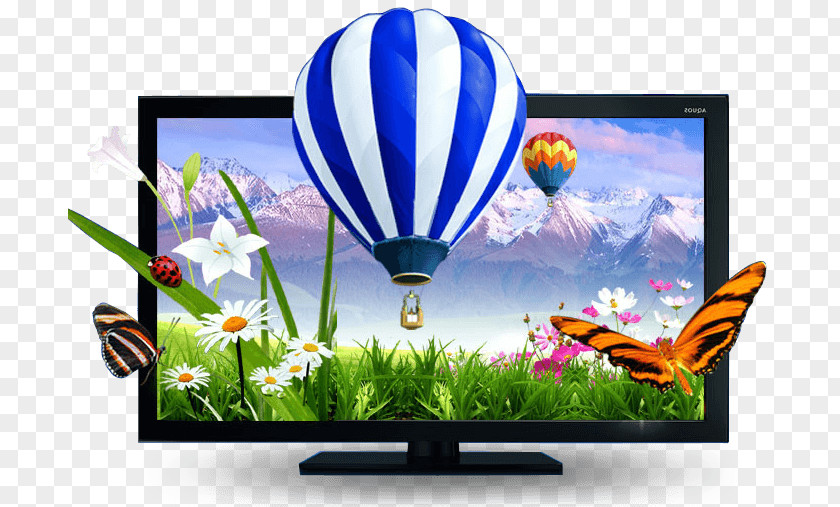 3d Tv Television Set Computer Monitors Smart TV Liquid-crystal Display PNG