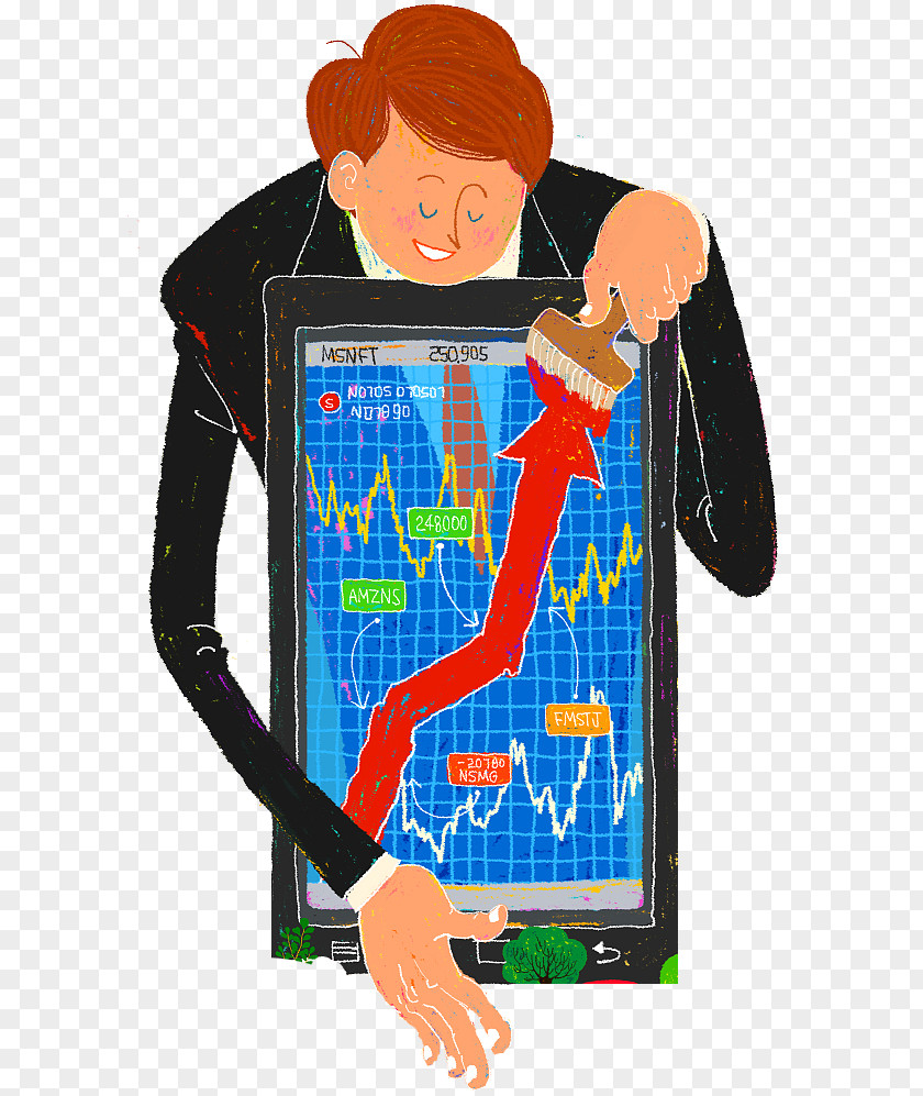 Cartoon,Stock Market,Vector Diagram Stock Market PIXTA Inc. Trader Illustration PNG