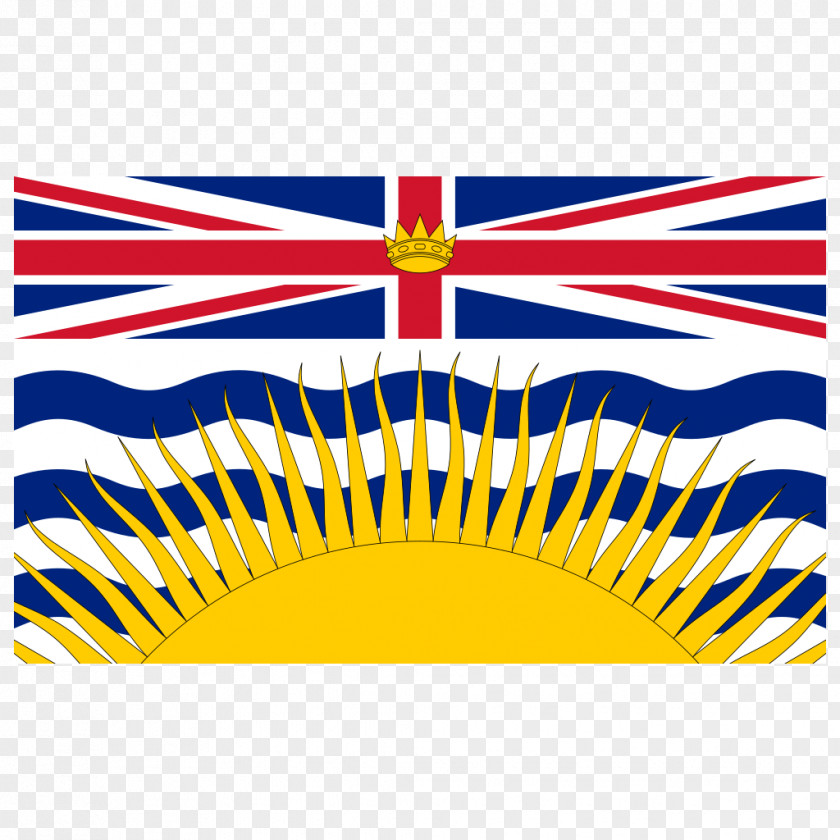 Flag Of British Columbia Province Canada PNG
