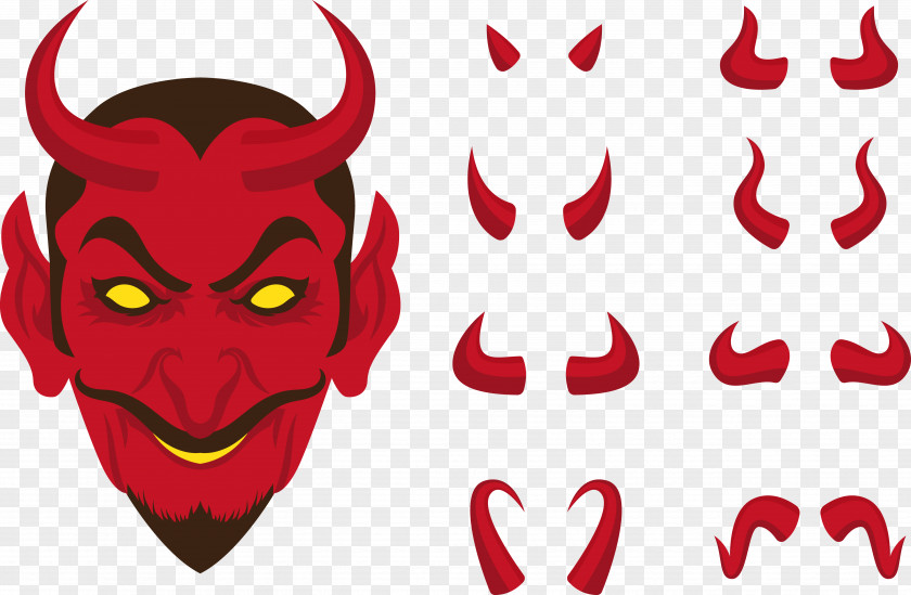 Horrible Demon Lucifer Devil Clip Art PNG