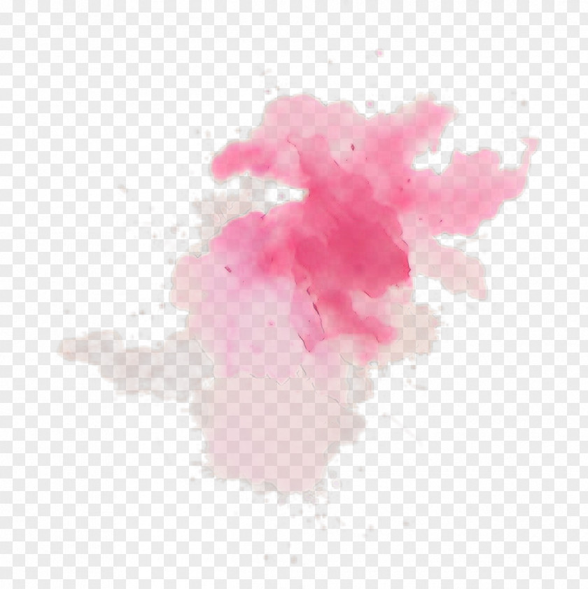 Paint Magenta Pink Watercolor Material Property PNG