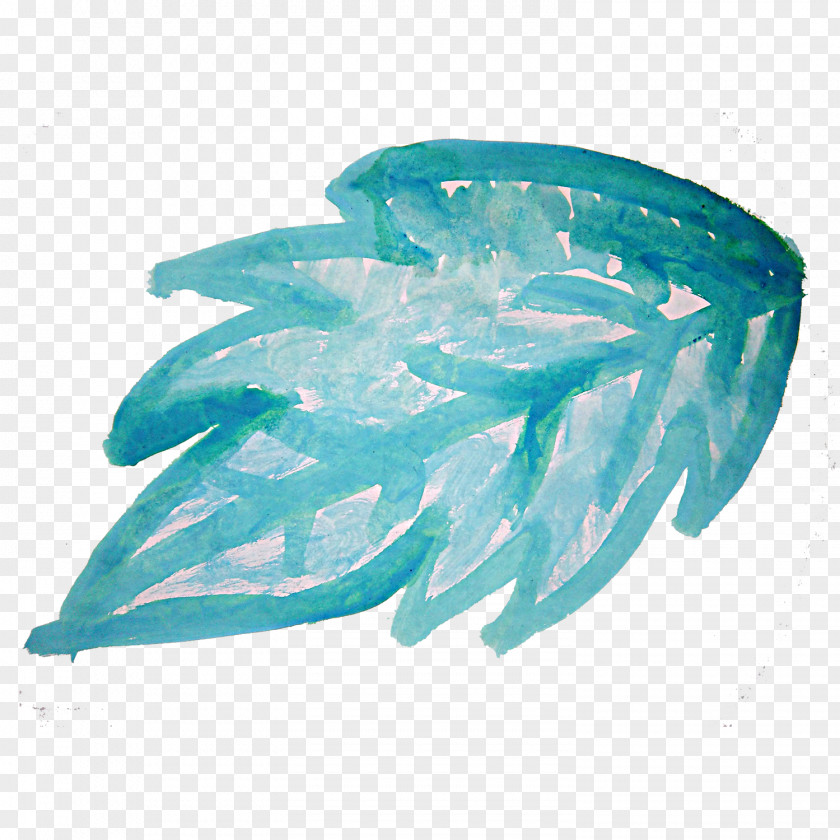 Palm Leaf Watercolor Painting PNG