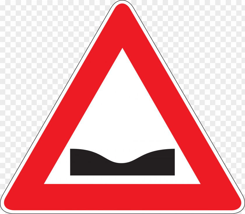 Pothole Symbol Traffic Sign Speed Bump Warning Level Crossing PNG