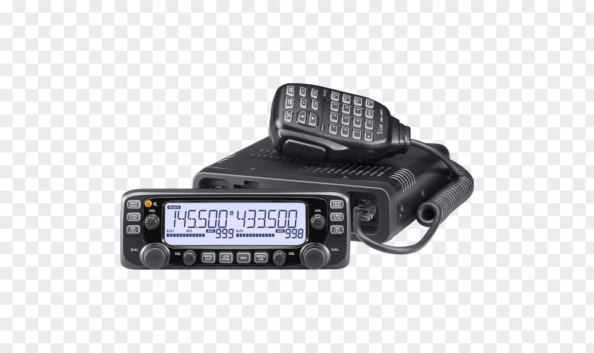 Radio Mobile Transceiver Ultra High Frequency Icom Incorporated PNG