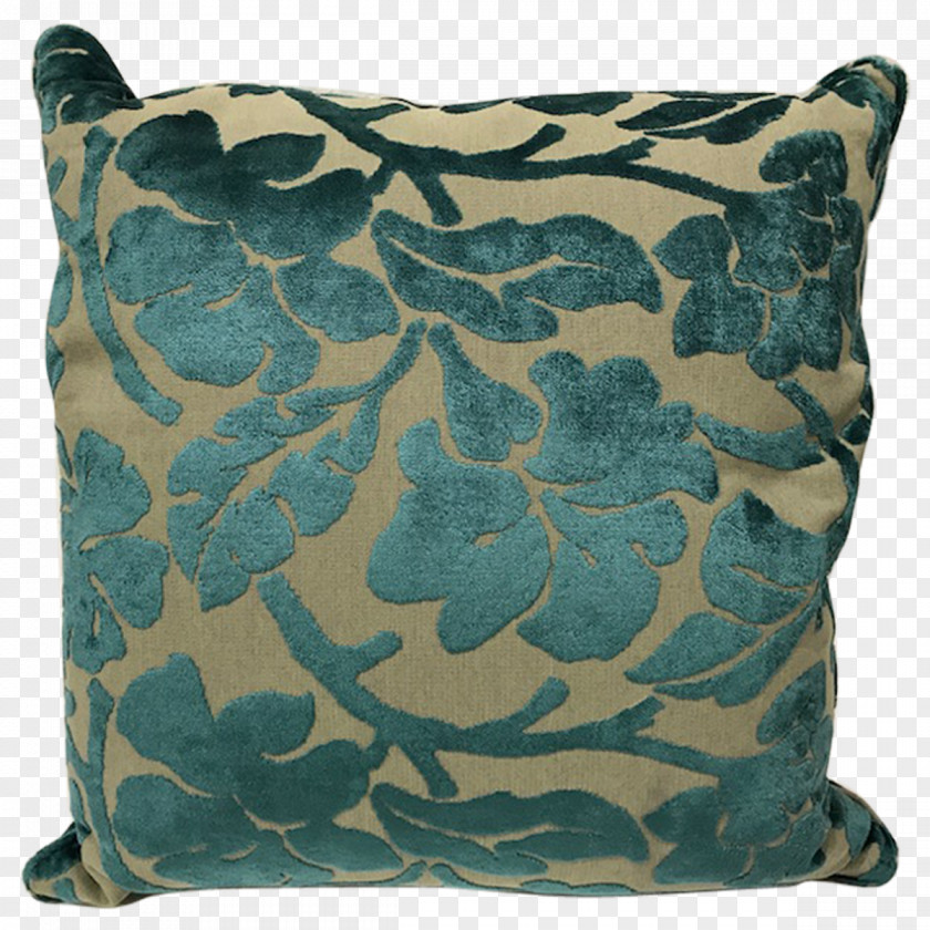 Silk Damask Cushion Throw Pillows PNG