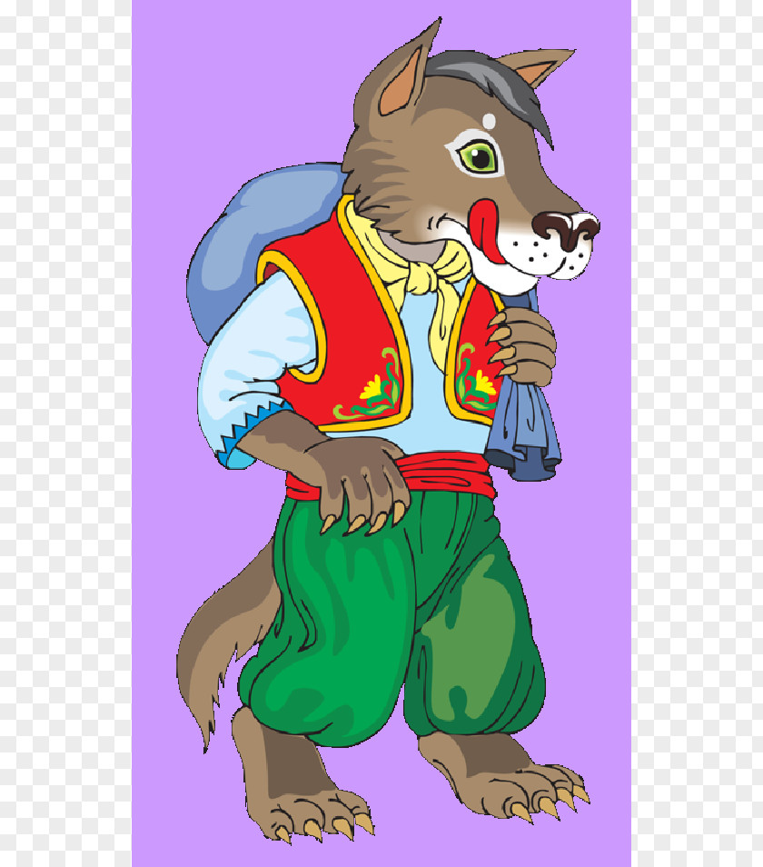 Style Art Big Bad Wolf PNG