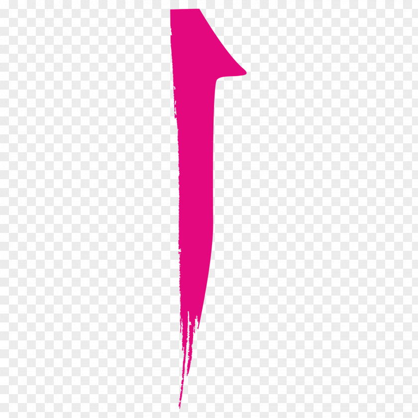 Line Pink M Font PNG