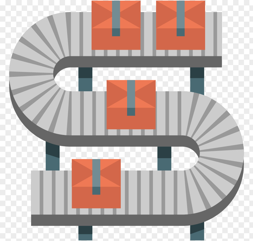 Business Manufacturing Production Line Conveyor Belt PNG