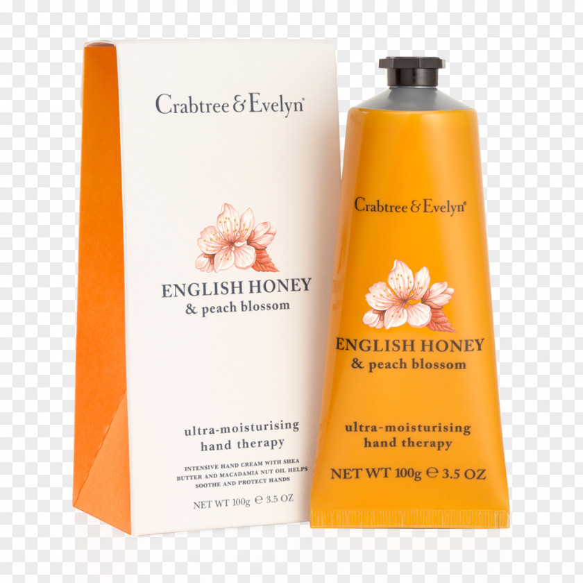 Hand Crabtree & Evelyn Cream Skin Lotion PNG