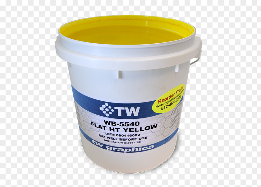 Yellow Water Poster Ink Color Blue PNG