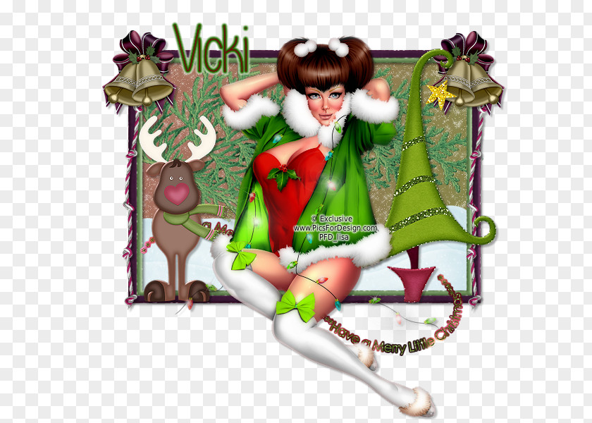 Christmas Elf Ornament Cartoon PNG