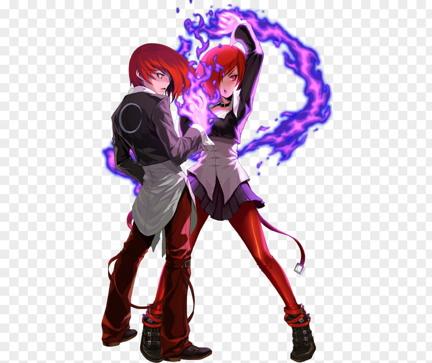 Iori Yagami Lost Saga Mai Shiranui The King Of Fighters '95 Character PNG of Character, hero clipart PNG