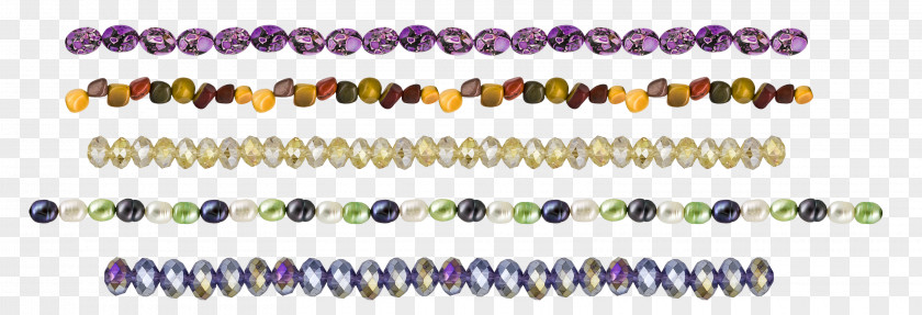 Necklace Jewelry Bead Bracelet Purple Body Piercing Jewellery Font PNG