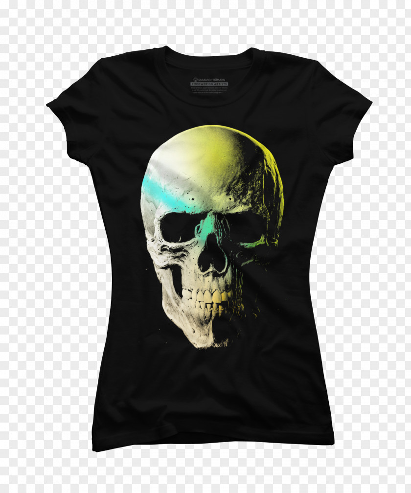 T-shirt Sleeve Skull Bone Neck PNG