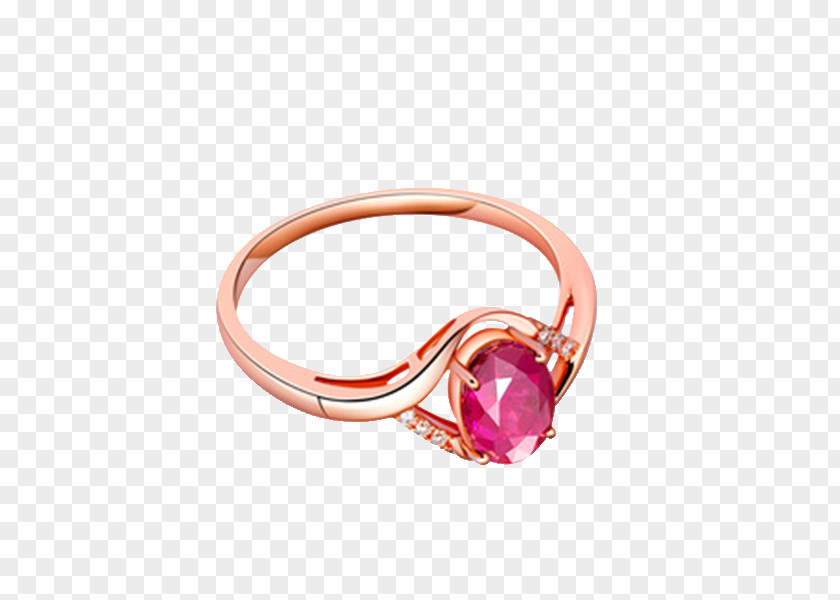 Ba Fana Ruby And Diamond Ring Earring PNG