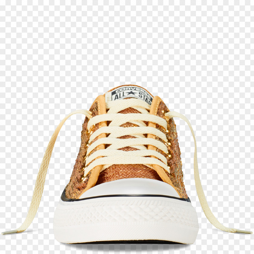 Gold Sequins Sneakers Shoe Beige PNG