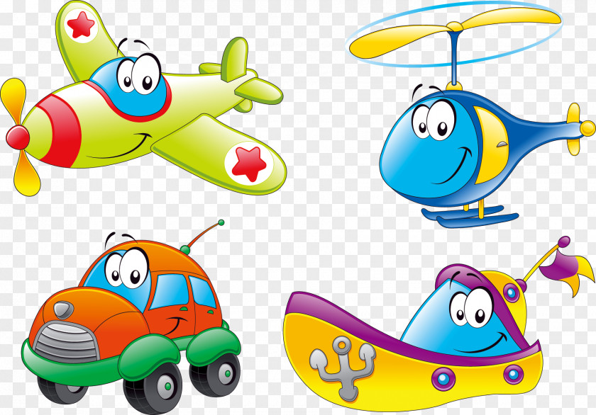 Transportation Mode Of Transport Cartoon Helicopter PNG