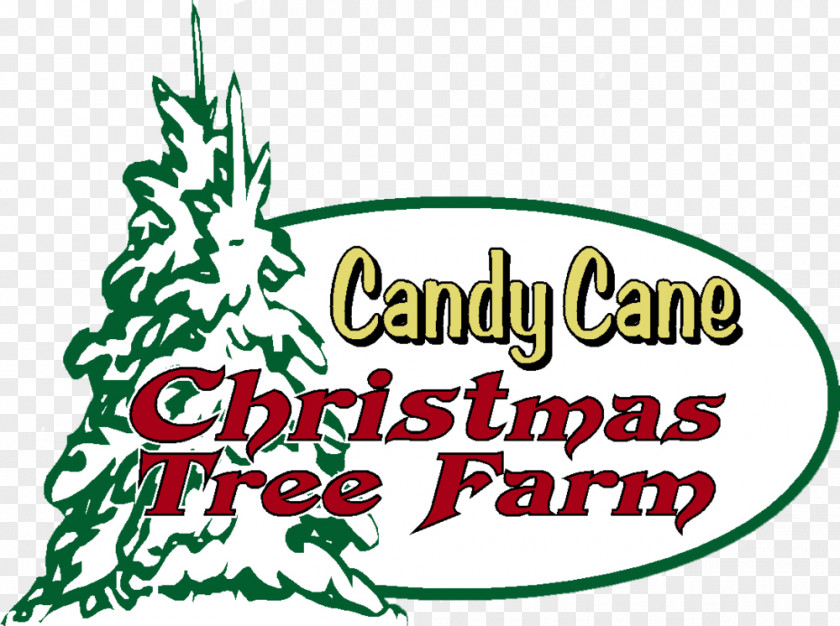 Tree Farm Candy Cane Christmas PNG