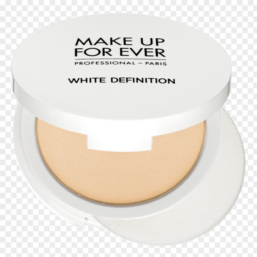White Powder Face Make Up For Ever Definition Empty Pack Cosmetics PNG
