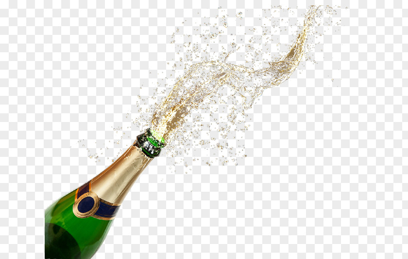 Champagne Popping Wine PNG