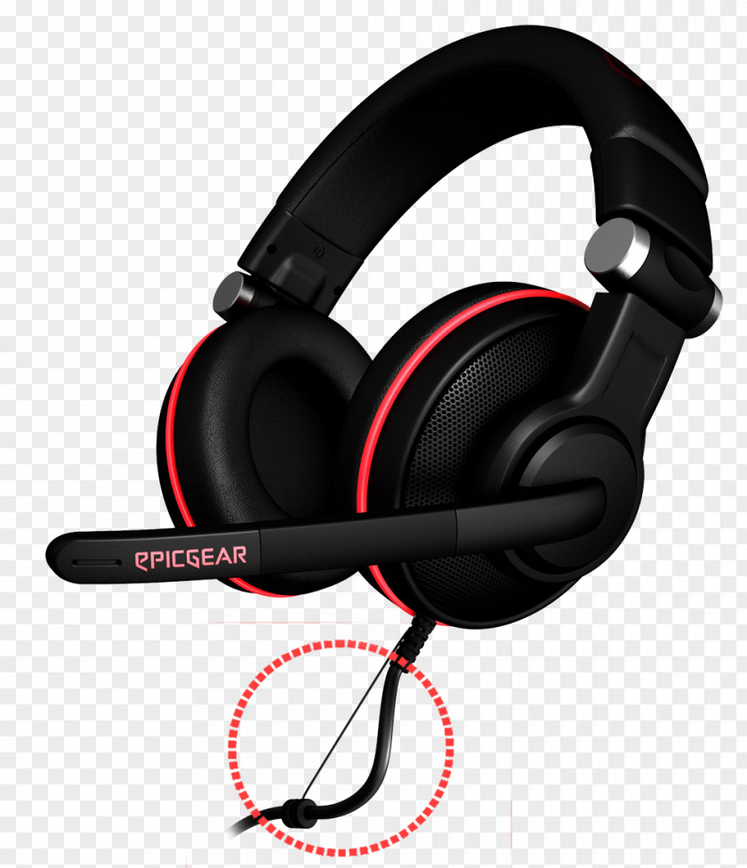 Headphones Epic Gear SonorouZ Se Binaural Head-band Black Headset Audio Microphone PNG