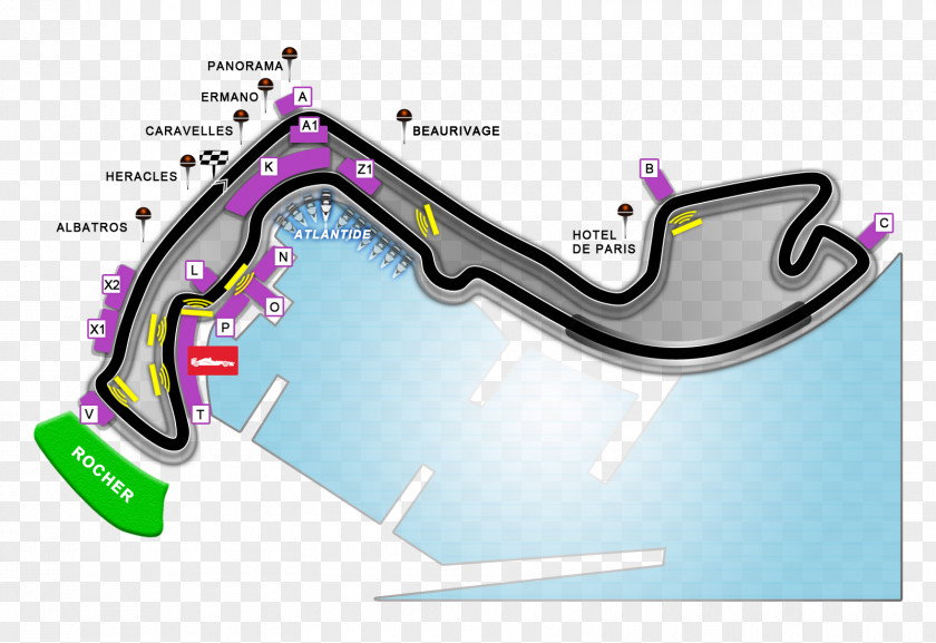 Monte Carlo 2018 Monaco Grand Prix Circuit De Formula One 1995 PNG