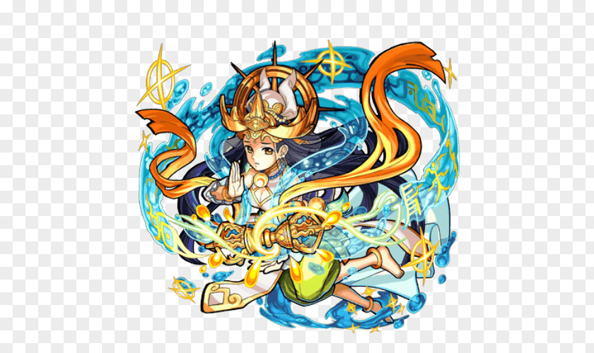1234 Monster Strike Puzzle & Dragons Sun Wukong Art Character PNG