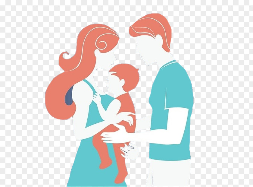 Hold The Child's Beauty Child Family Illustration PNG