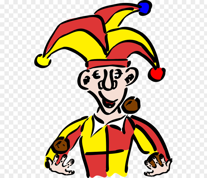 Clown Joker Middle Ages Jester Clip Art PNG