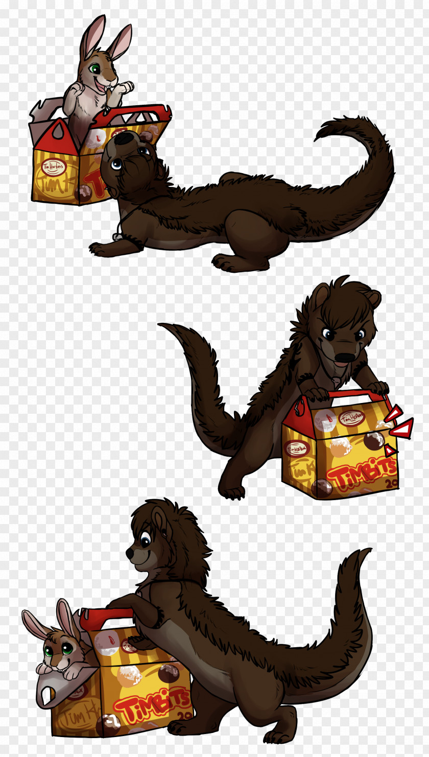 Furry Otter Carnivores Illustration Velociraptor Cartoon Fauna PNG