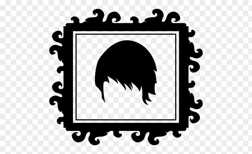 Hair Shape Mirror Reflection PNG