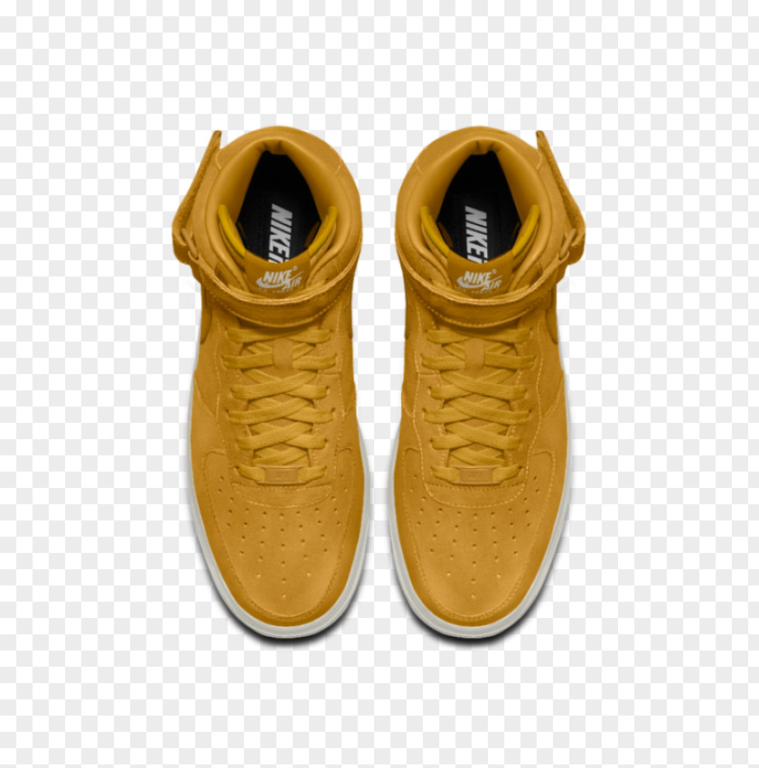 Nike Tennis Shoes For Women Gold Sports Air Force 1 Yellow PNG