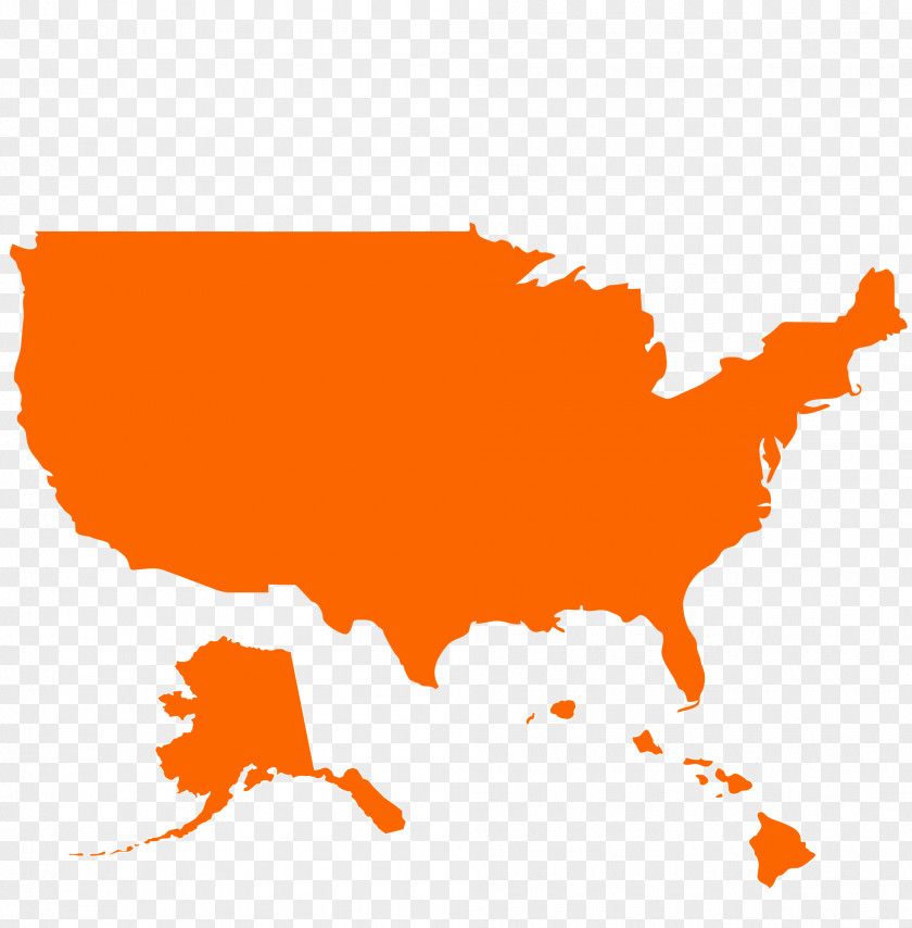 Orange Choropleth Map Palm Beach Tech Space Heat PNG