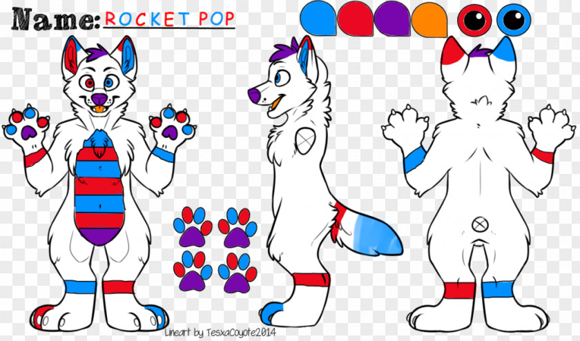 Rocket Popsicles Furry Fandom Art Gray Wolf Illustration Drawing PNG
