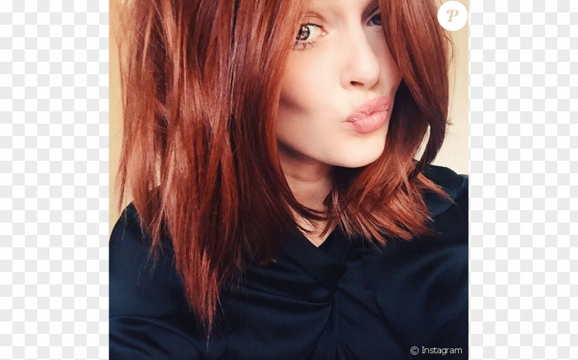 Coiffure Red Hair Copper Human Color Hairstyle Auburn PNG