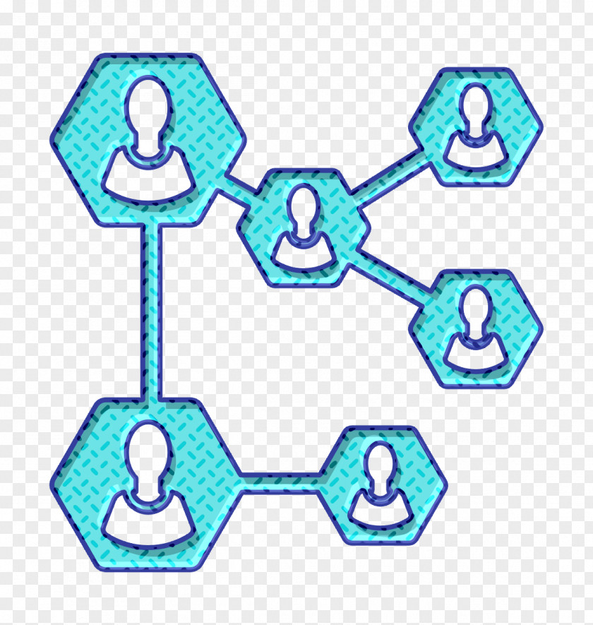Connected People Icon Search Trace User PNG
